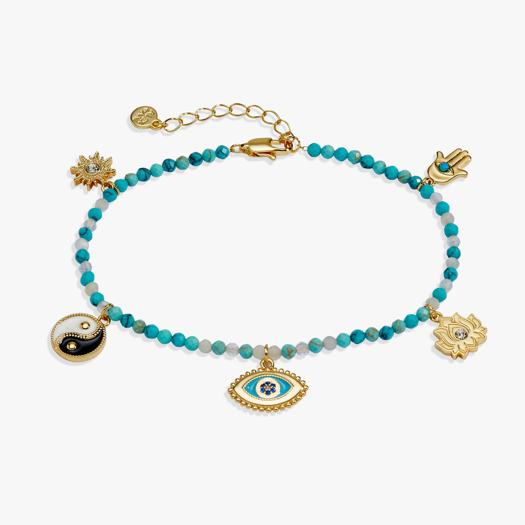 Healing Stone Charm Anklet