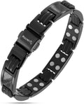 Carbon Fiber Magnetic Bracelet for Men (Black)