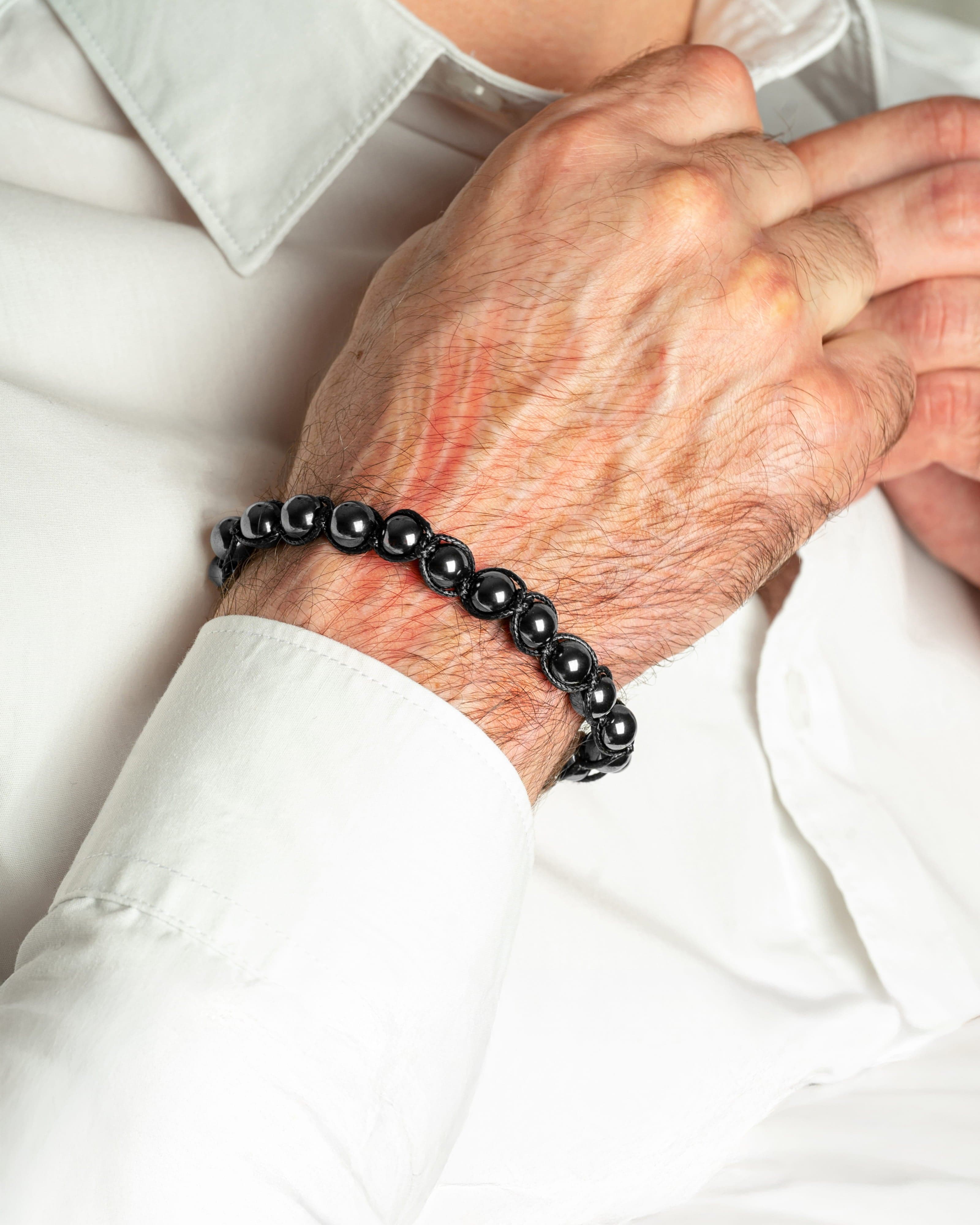 High Power Magnetic Hematite Bracelet Bali Style