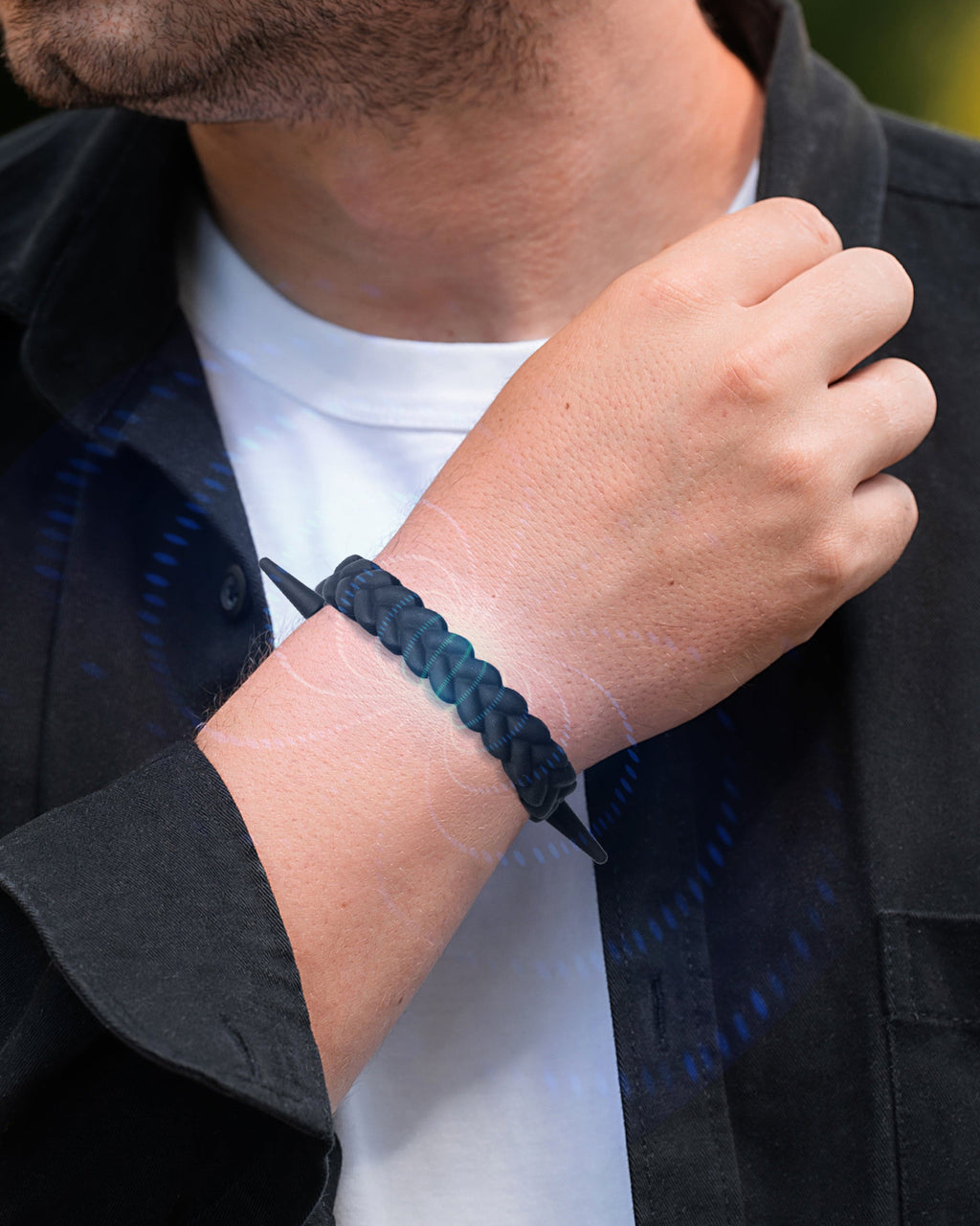 Magnetic Silicone Golf Bracelets (Braided)