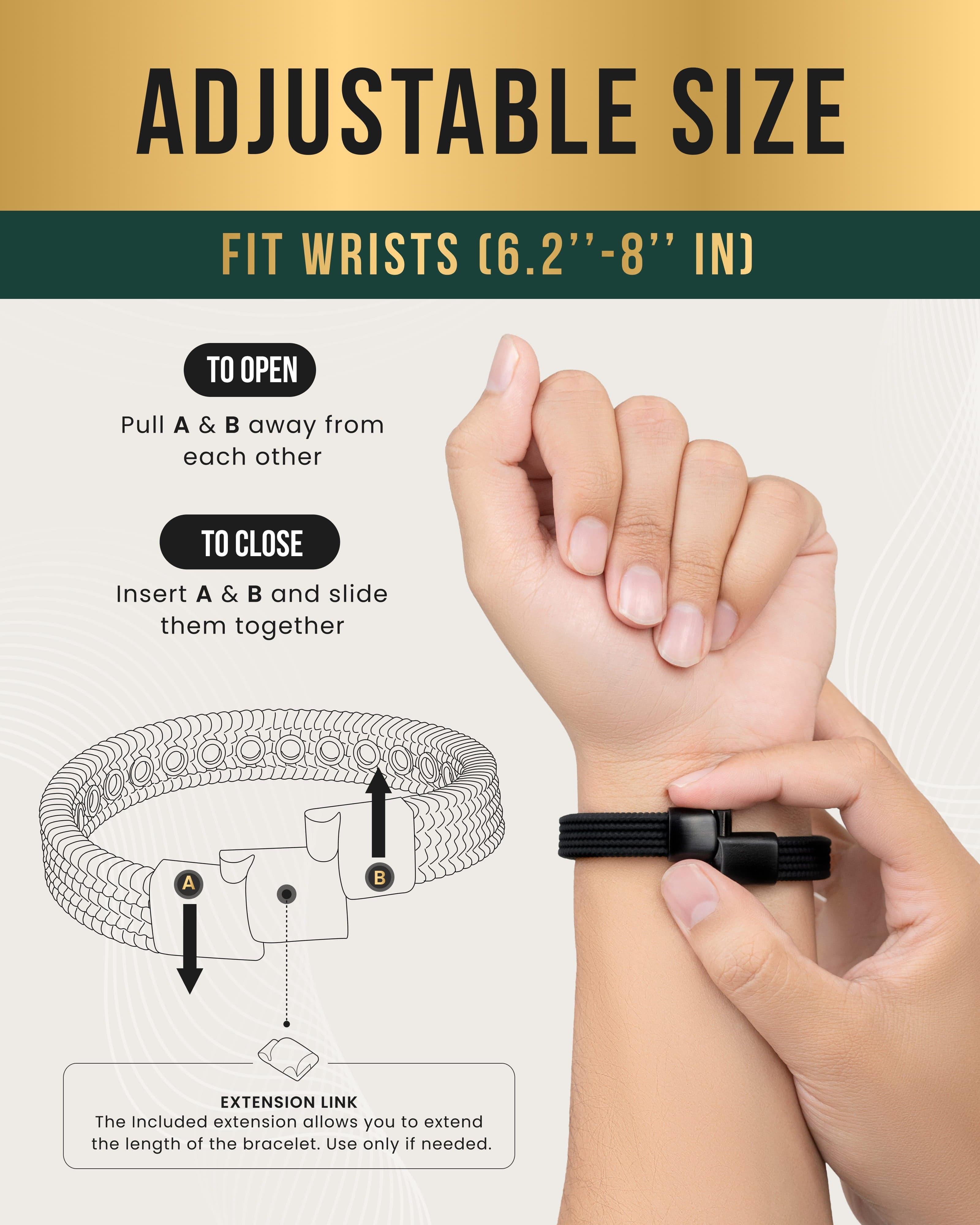 Magnetic Silicone Golf Bracelets (Classic)