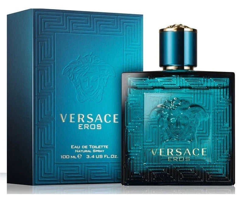 Versace Eros for Men Cologne – 100 ML (3.4 oz) EDT Spray